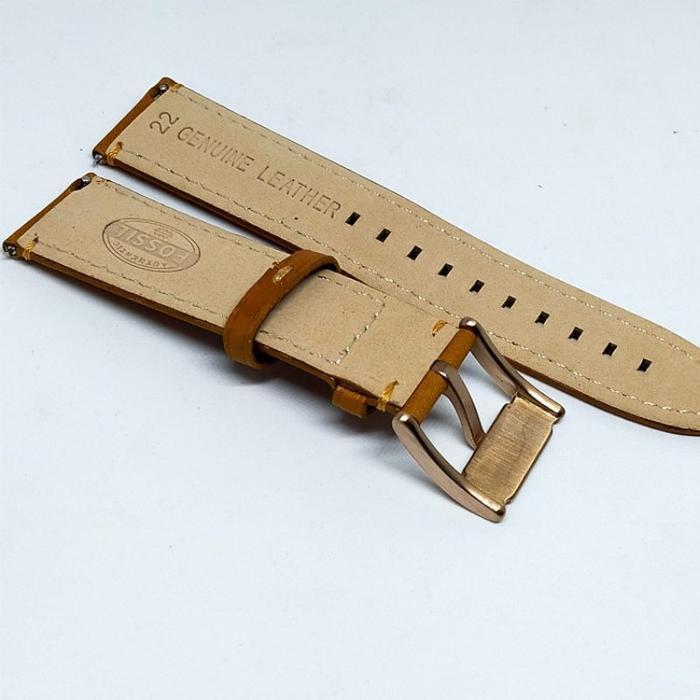 Strap Tali Jam Tangan fossi 22mm tali jam tangan fossil kulit asli