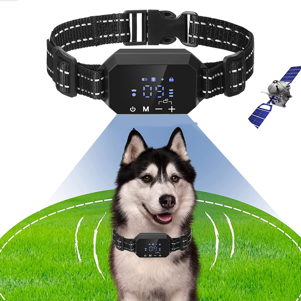 1000m Dog Training Collar Electric GPS Wireless Dog Fence IPX7 Waterproof Electronic Fence Dog Colla