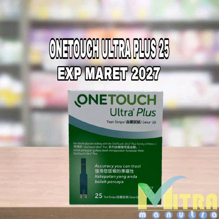 Onetouch Ultra Plus 25 Strip #Gratisongkir