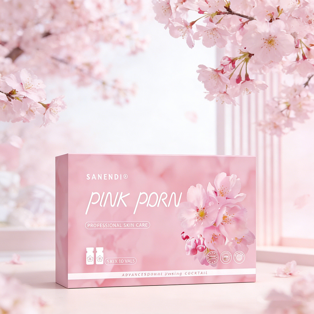 Sanendi PDRN Pink Cocktail Salmon DNA Facial Serum For Dermapen Face Glowing Hyaluronic Acid Korean
