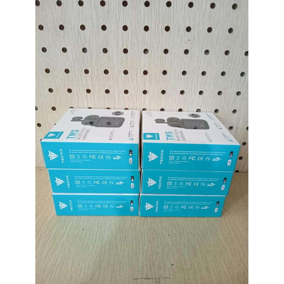 Headset Bluetooth Tecnix Ep-T77 Headset Tws Earphone Bluetooth V5.3 Terbaik