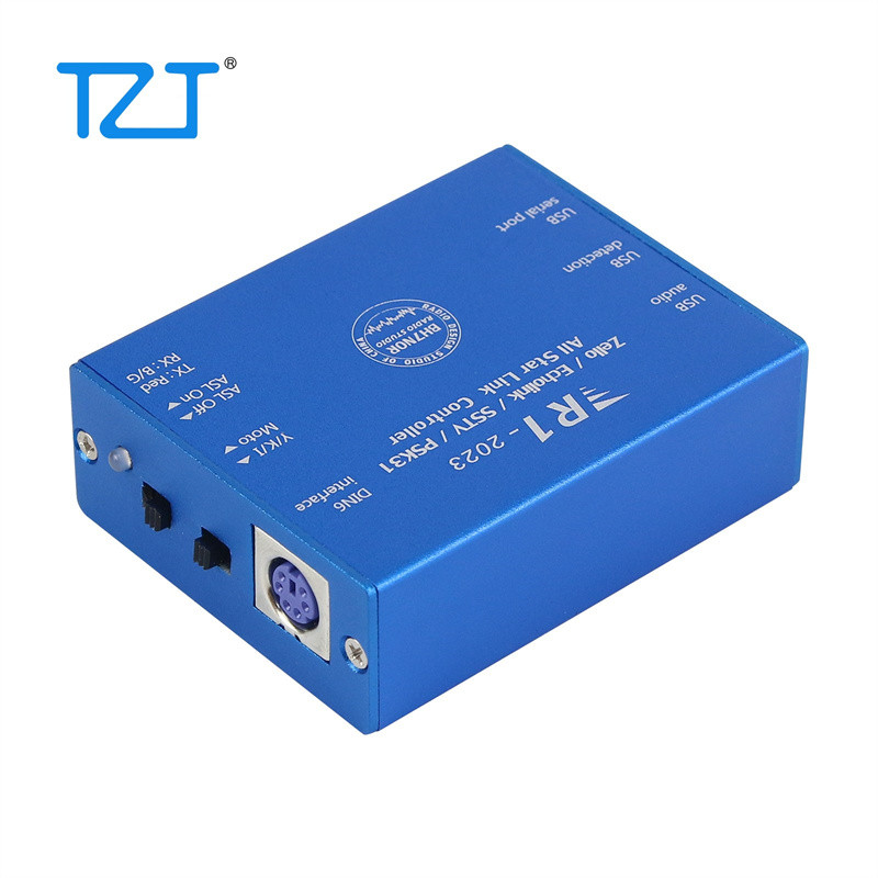TZT R1-2023 USB AUDIO INTERFACE WITH 6-PIN CABLE USB SOUND CARD VERSION FOR ECHOLINK-ZELLO-YY-ASL