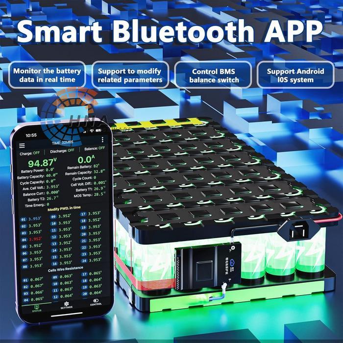 Jk Jikong Smart BMS 8S - 24S Active Balancer 0.6A - 2A Baterai Lifepo4