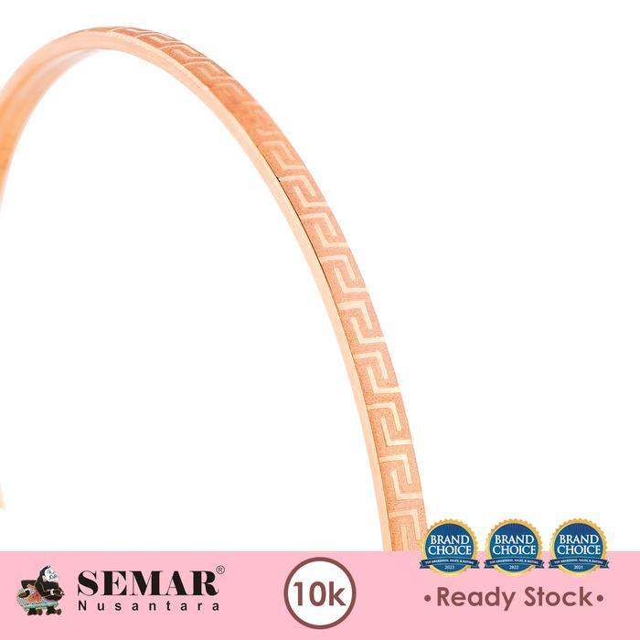 Gelang Emas Abigail Bangle Gold 10K Semar Nusantara Terlaris