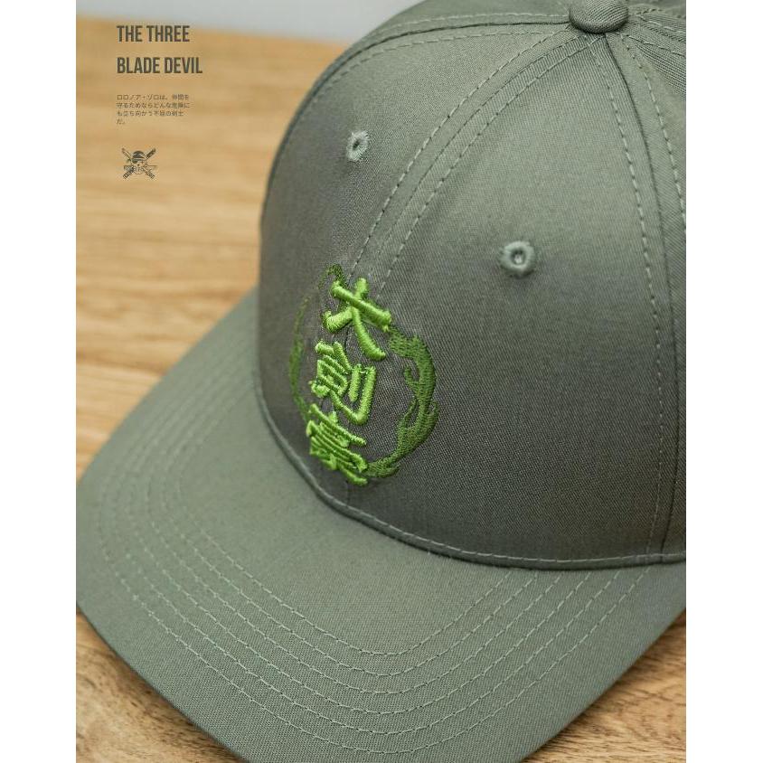 Topi Anime zoro Ikuzo.studio baseball cap Roronoa zoro One Piece