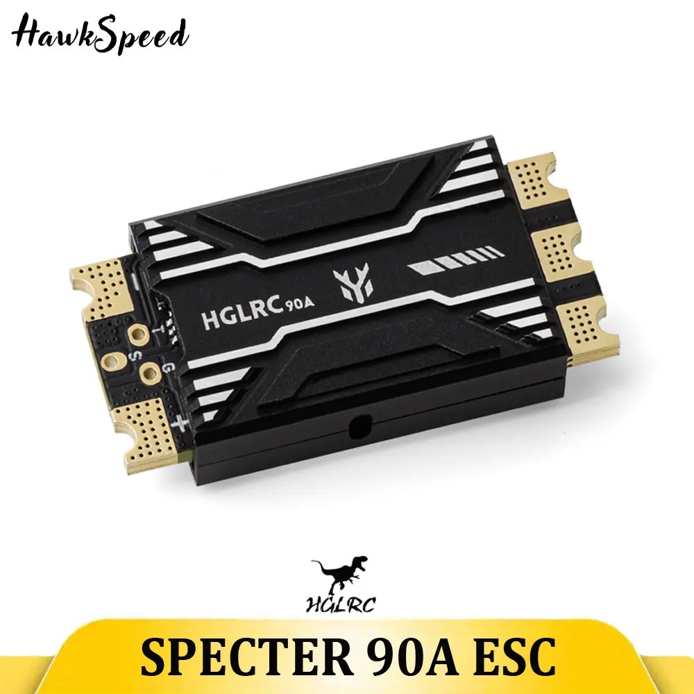 Sale HGLRC SPECTER 90A ESC Dual MOS Support BL32 ESC Telemetry 2-8S for Movie-level X8, X4, and XCLA
