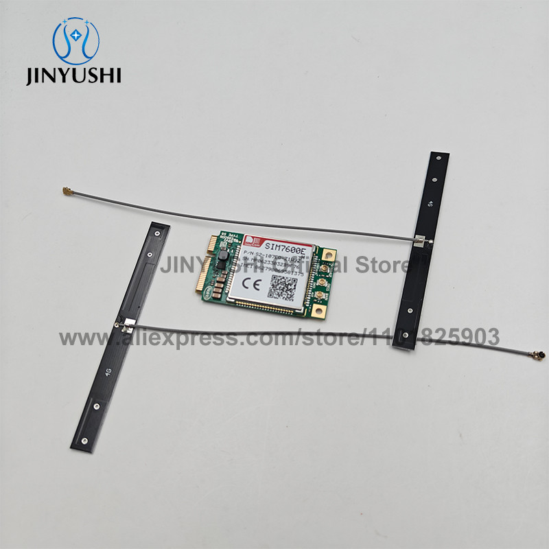 JINYUSHI FOR SIMCOM SIM7600E/SIM7600E-H + 2PCS 4G ANTENNA MULTI BAND LTE MODULE CAT4 MODULE