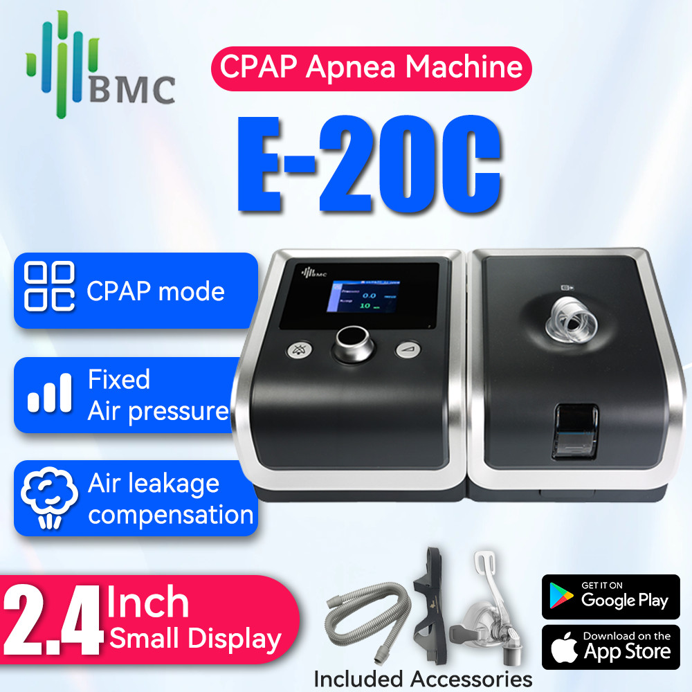 BMC E-20C CPAP Machine Apnea Sleep Device with Mask For COPD Anti Snoring Sleep Apnea Portable CPAP