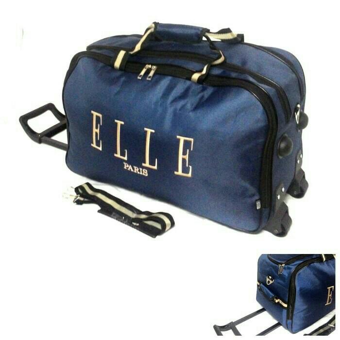 Best Seller Tas Pakaian Trolly Elle Paris Koper Travelbag Tas Troli Roda Original
