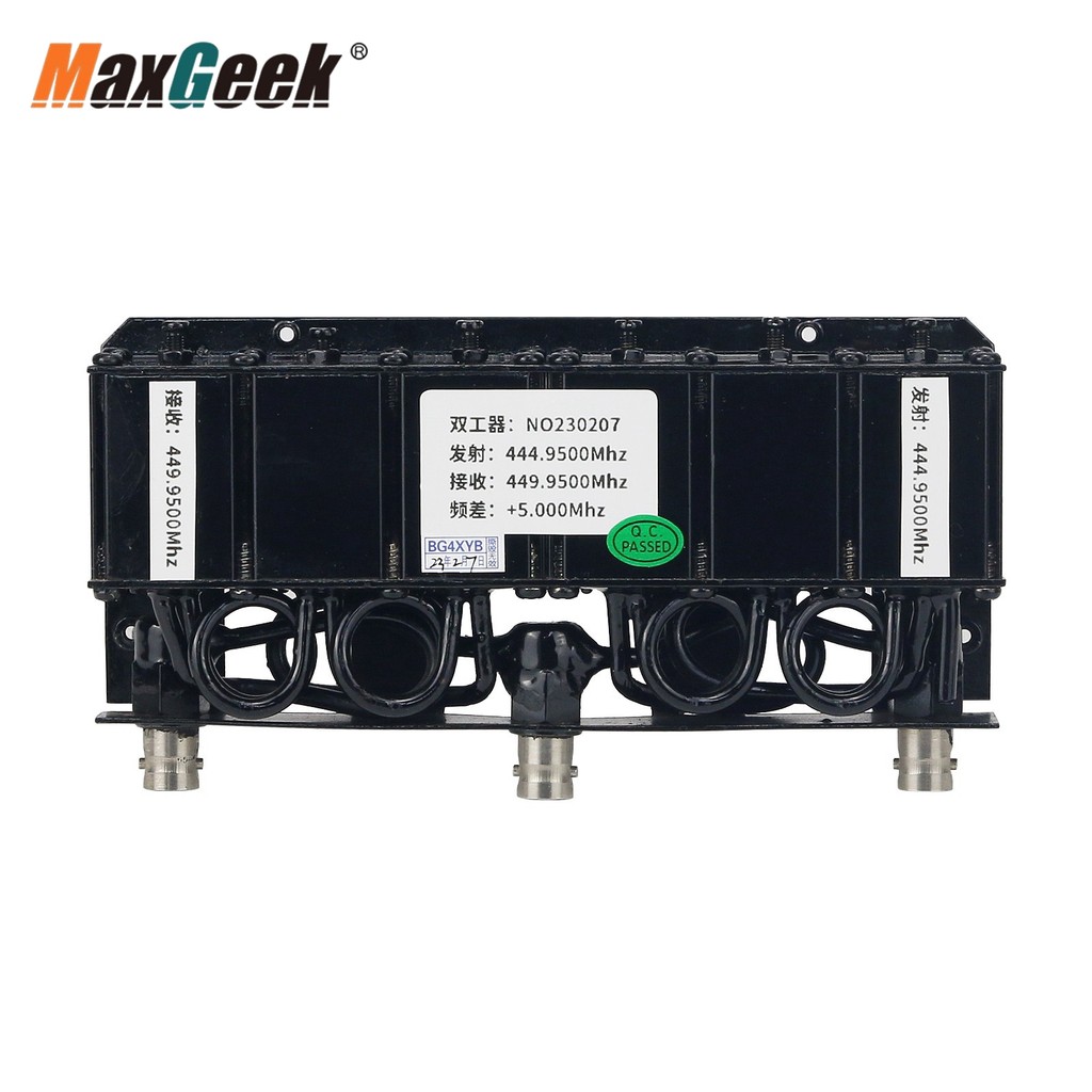 MAXGEEK 20W UHF DUPLEXER 400MHZ-470MHZ UHF REPEATER DUPLEXER BNC INTERFACE FOR SERVICE RADIO