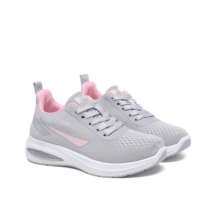 Pvn Taeri Sepatu Sneakers Olahraga Wanita Sport Shoes Pink Grey Blue 265 Pasti Ori