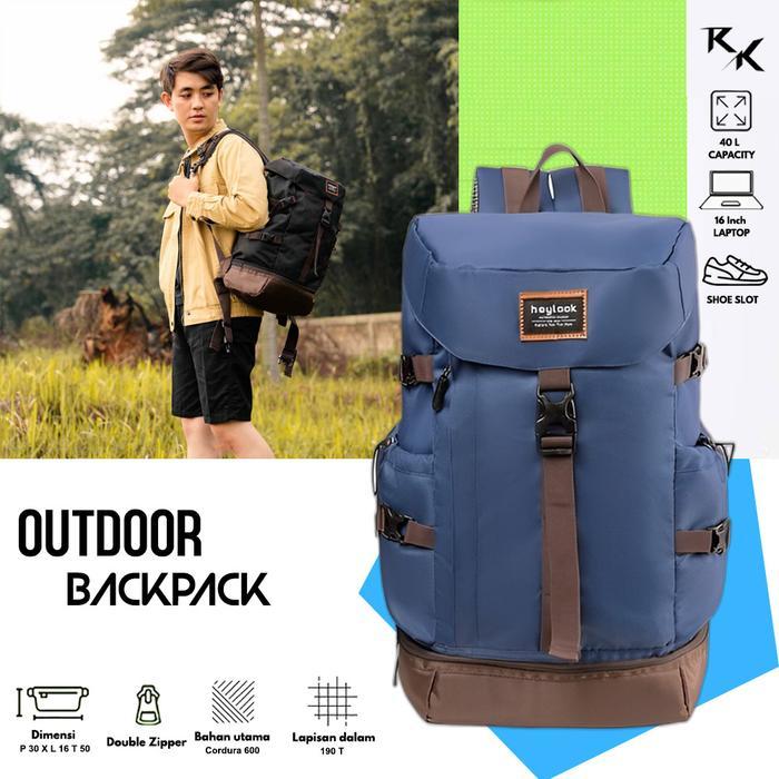 Eiger Aoki Adventure Tas Ransel Punngung Traveler Outdoor Gunung Backpack Carrier Camping