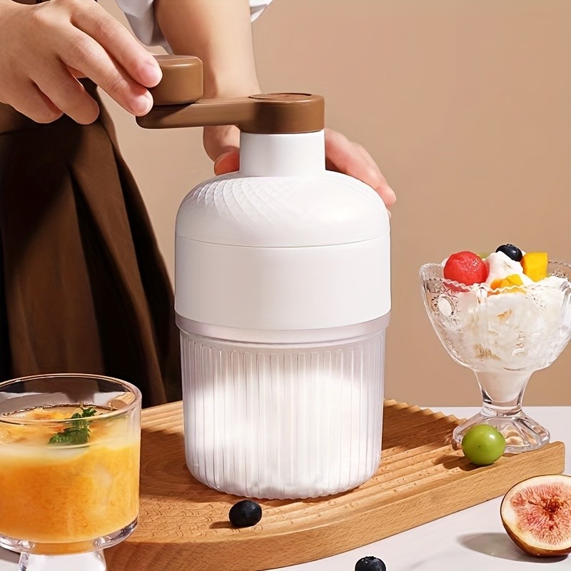 Manual Ice Crusher BPA-free Ice Shaver Small Cotton Smoothie Machine Stall Unplugged Ice Shaver