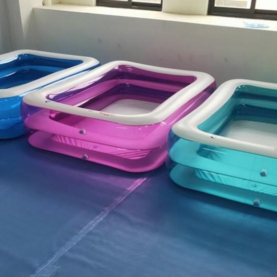 Kolam renang anak 2 meter warna pink dan biru termurah dari kidszone Mainan