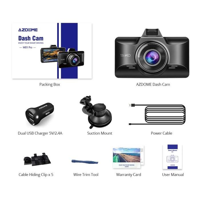 Azdome Dash Cam Dash Camera Mobil 1080P Dashcam
