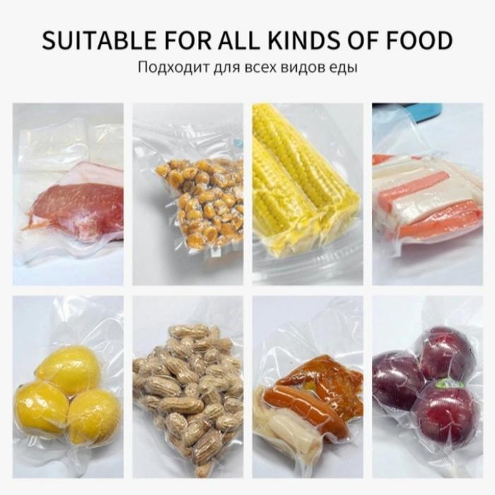 Plastik Vacuum Vacum Bag Emboss 17X25 Plastik Vakum Emboss Food Grade Tbk