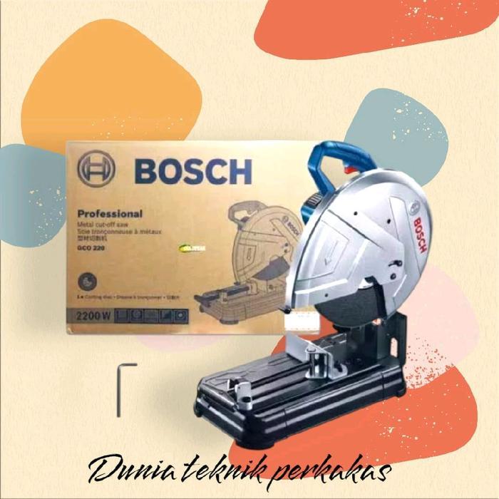 cutting wheel bosch gco 220/mesin potong besi bosch 14inch