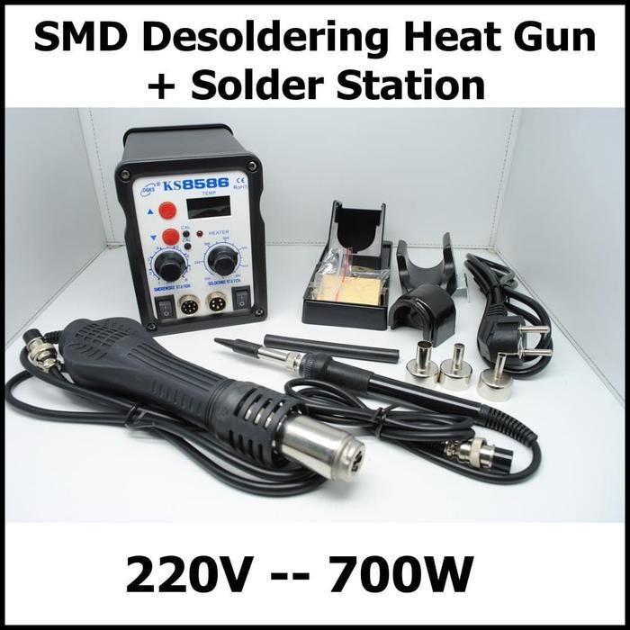 Rework SMD Desoldering Heat Gun Solder Station 220V 700W KS8586