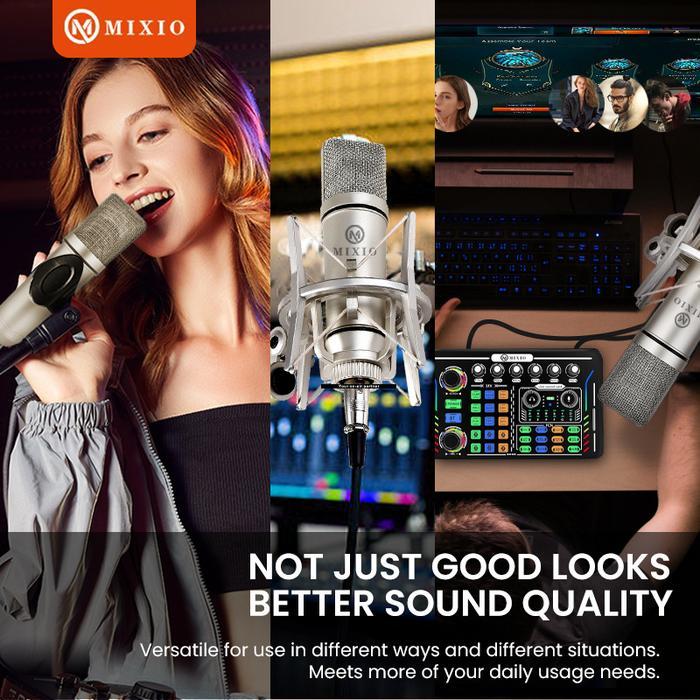 Mixio Tl-18 48V Paket Soundcard Mikrofon Live Streaming Premium Series Soundcard Terlaris