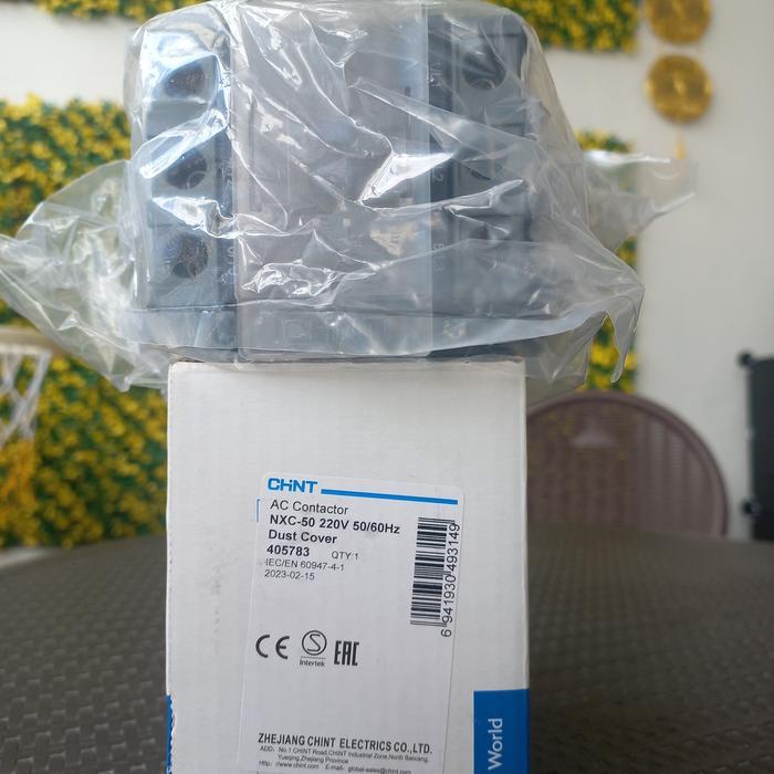 Kontaktor Nxc-50 220Vac Chint 80A Baru