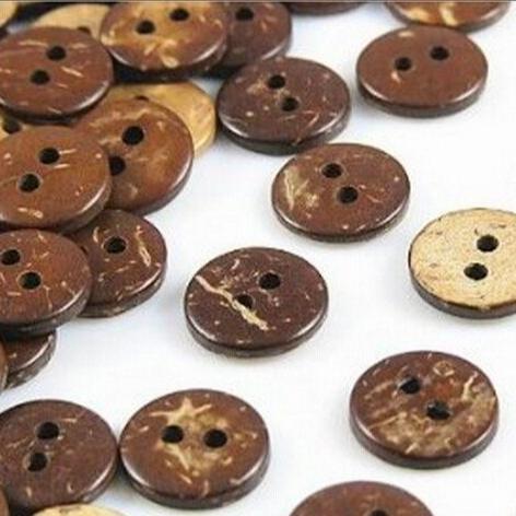 perbiji kancing kepala batok 28 mm - kncing batok kayu