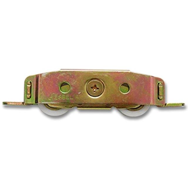 Roda Sliding Double Nylon Heavy Duty Double Roller Sliding Wheel