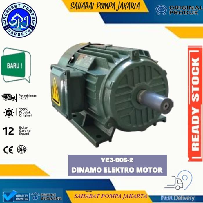 Dinamo motor Electro 2Hp 1,5kw 3phase dinamo motor pengerak 2hp