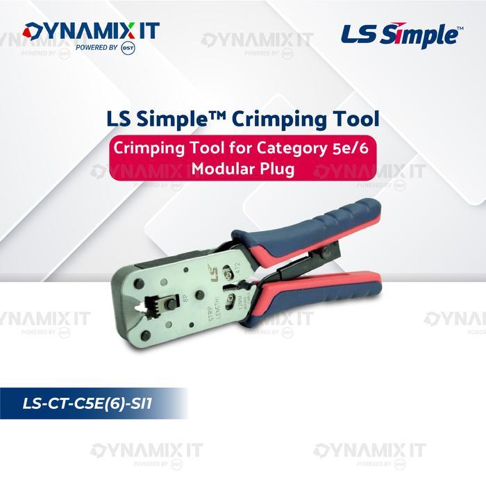 Sale Ls Crimping Tool Cat.6 & Cat.5 Ls-Ct-Uc5E(6)-Si1 Tang Krimping