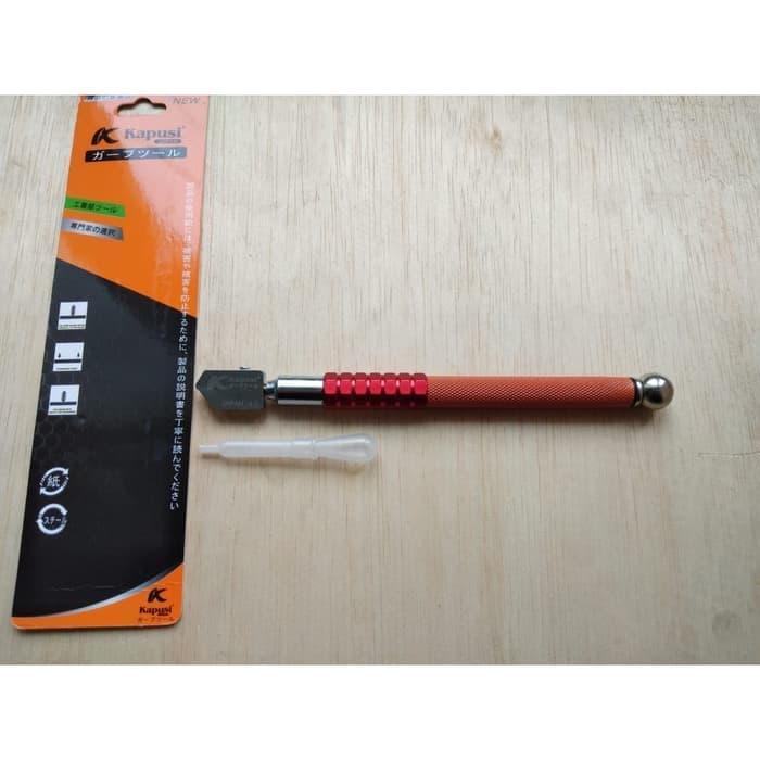KAPUSI PISAU POTONG KACA MINYAK ALAT PEMOTONG KACA OIL GLASS CUTTER 40