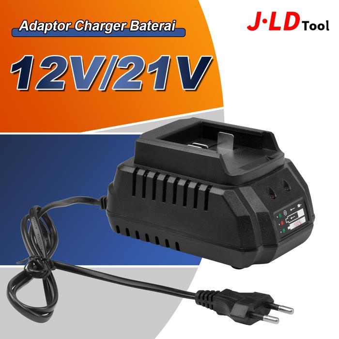Zper - Adaptor Charger Baterai Lithium 12V/21V Fast Charger Bor Cordless Accessories