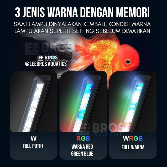 Lampu Led Aquarium Full Spectrum / Lampu Led Aquascape 75 - 120 Cm #Gratisongkir