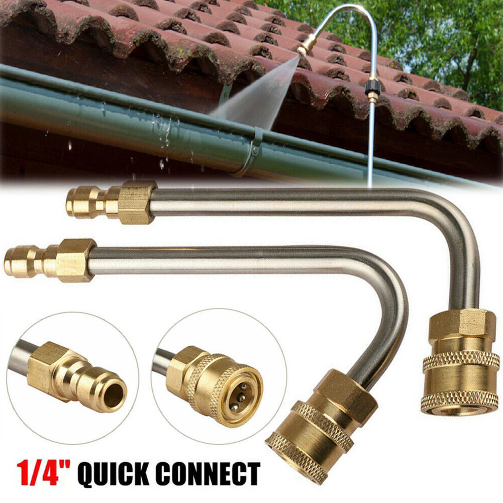 Pressure Washer Extension Wand Quick Connect Washer Lance Gutter Cleaning Tools Water Gun Wand Lance