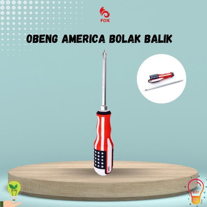 OBENG AMERIKA / OBENG BOLAK BALIK / OBENG PLUS MINUS / OBENG AMERIKA JAKMAN / OBENG UJUNG MAGNET