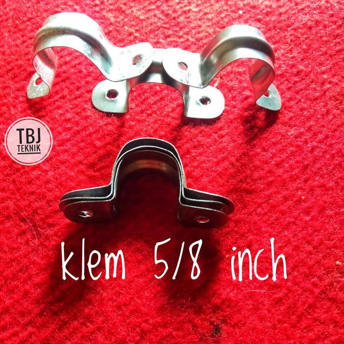 klem pipa paralon 5/8 inch atau klem pipa listrik 5/8 inch