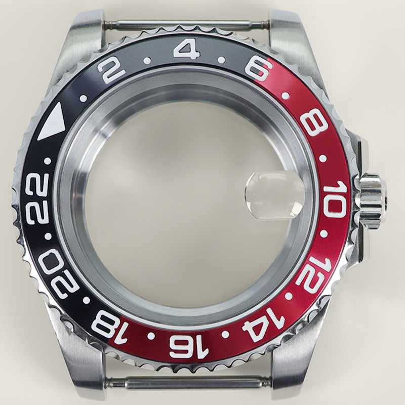 40mm Luxury Men's Watch Case For Seiko GMT-Master II NH34 NH35 NH36 NH38 Miyota 8215 ETA 2824
