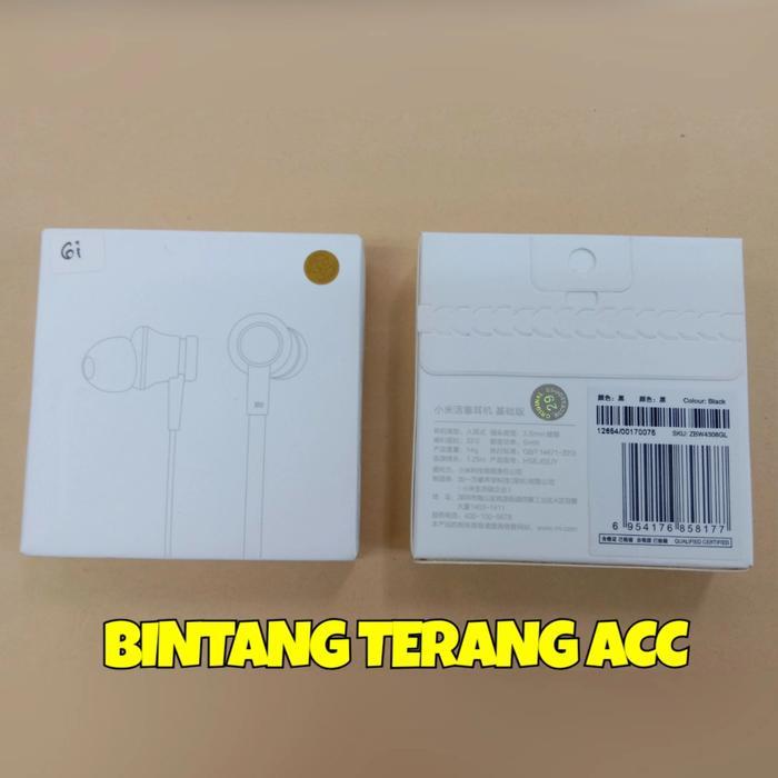 Headset Handsfree Earphone Mi Basic Original Populer