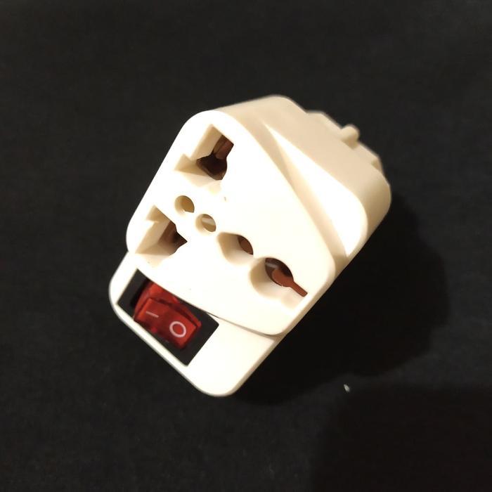 New T Serbaguna Multi Saklar Shukaku / Over Steker + Switch On Off Indikator