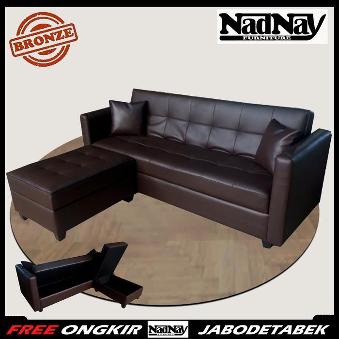 Sofa bed multifungsi dilengkapi box penyimpanan AGATHA / Sofa bed box