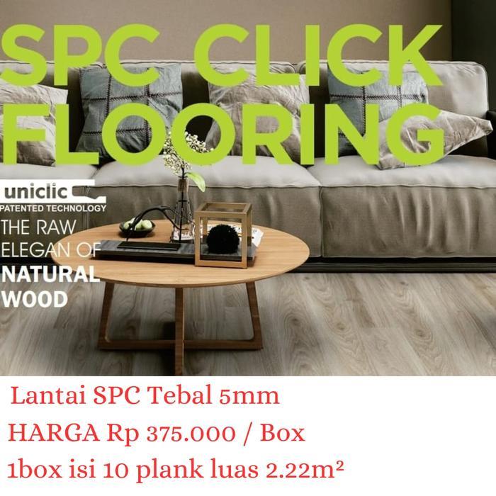 Lantai SPC 5.5mm / SPC Click sudah IXPE 4+1.5mm