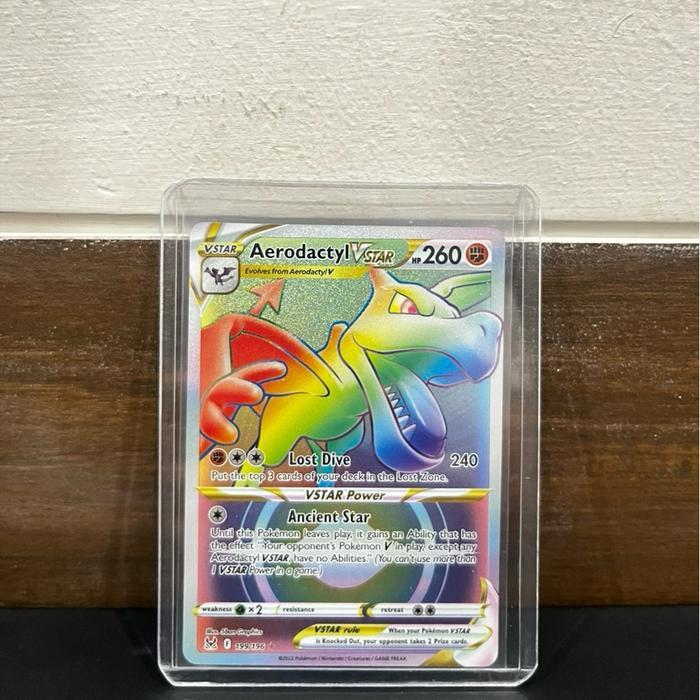 Aerodactyl VSTAR (Rainbow) Lost Origin 199/196 EN Pokemon TCG English