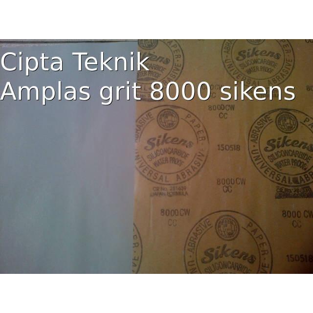Amplas Grit 8000 Sikens Silicone Carbide Waterproof Cc8000Cw #Gratisongkir