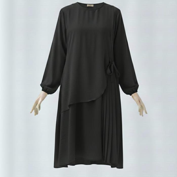 Tunik Adnin Putih Terbaru Trend Fashion Kekinian Tunik Muslimah Putih Trendy Jumbo Muslim Wanita