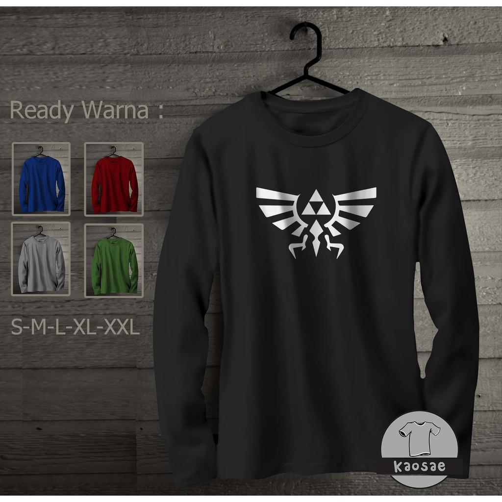 Kaos Legend of Zelda Tangan Panjang Kaos Distro