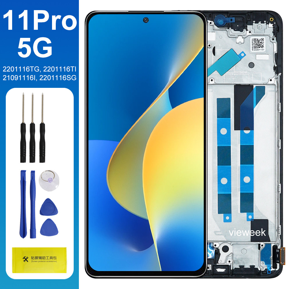 AMOLED Screen for Xiaomi Redmi Note 11 Pro LCD Display Touch Screen Replacement for Redmi Note 11