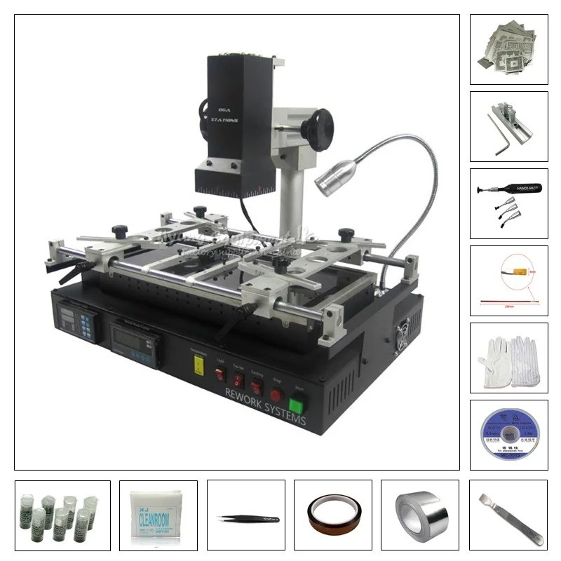 IR8500 Motherboard Repair Soldering Station IR BGA Soldering Station Reballing Kit Repair Rework