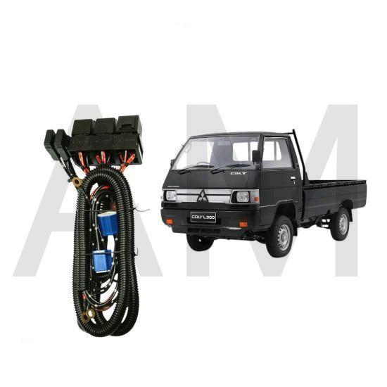 Relay Set Lampu Utama LED H4 Mobil Mitsubishi L300 AM