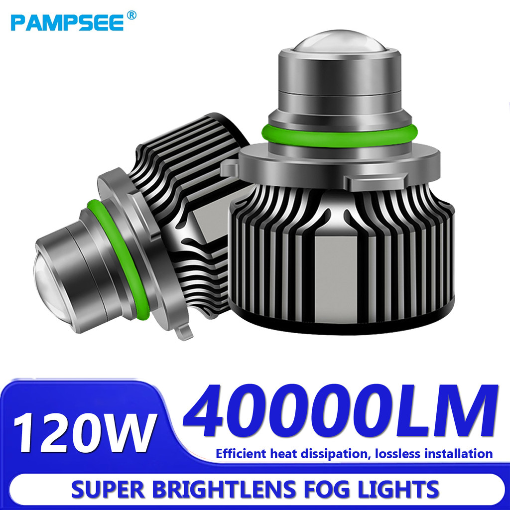 9006 HB4 Laser led headlight Lemon green color H7 H11 9005 HB3 120w led Lens fog light 3000K Yellow