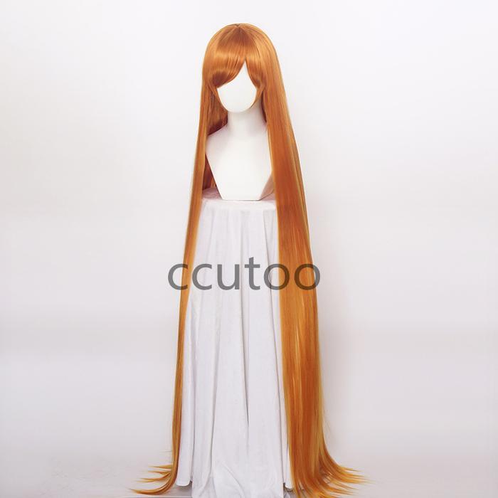 150Cm 60''Long Straight Cosplay Wig Synthetic Hair Women Party Halloween Costume Heat Resistance