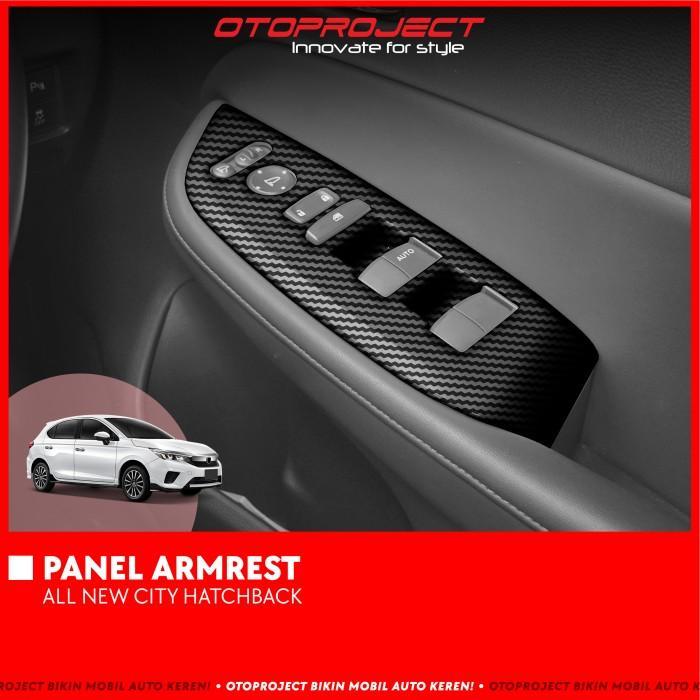 Otoproject - Panel Armrest A.N City Hatchback (4 Doors) Carbon Cover Armrest City Hatchback