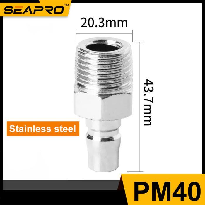 Quick Coupler Stainless Steel Pm40 Pm 40 Pm-40 #Gratisongkir